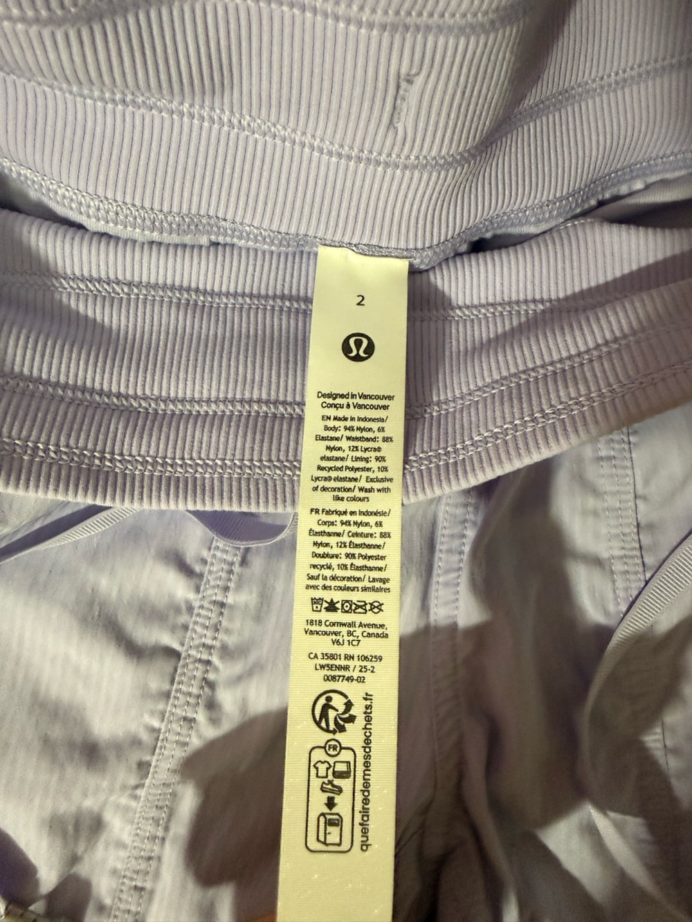 lavender frost lululemon set, define jacket, align shorts, dance studio pants - Picture 7 of 7